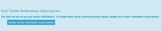 GETS Tender notifications
