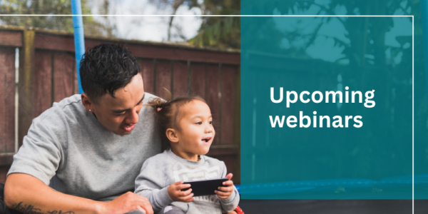 Upcoming webinar series